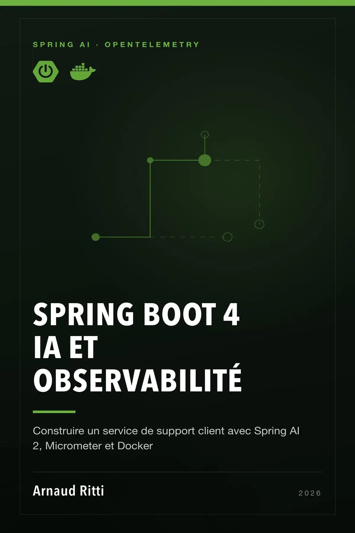 Couverture de « Spring Boot 4, IA et observabilité »