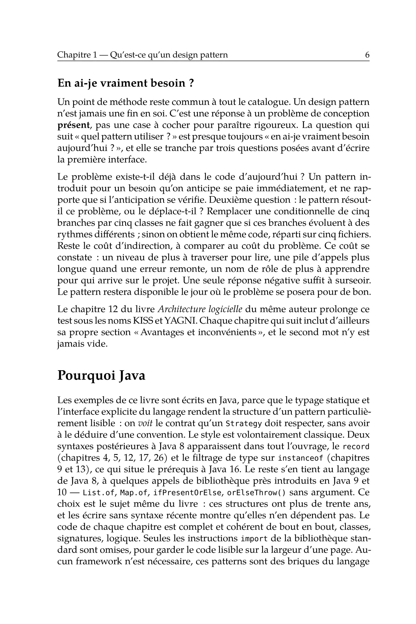 Design Patterns — page d'aperçu 1 sur 8