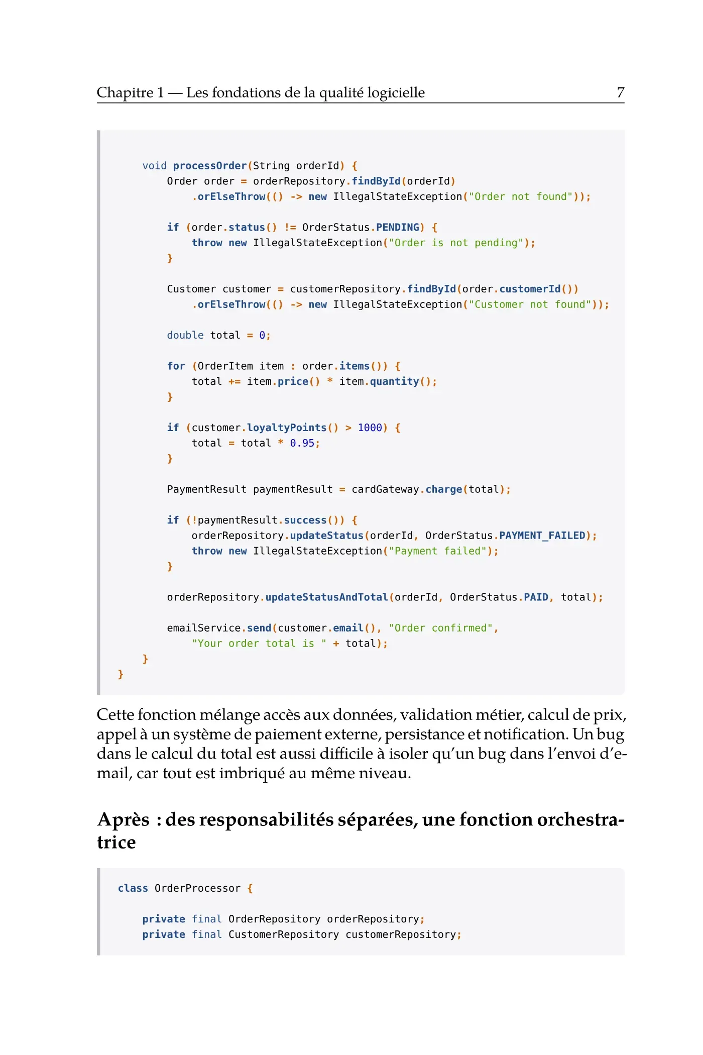 Architecture logicielle & bonnes pratiques — page d'aperçu 1 sur 8