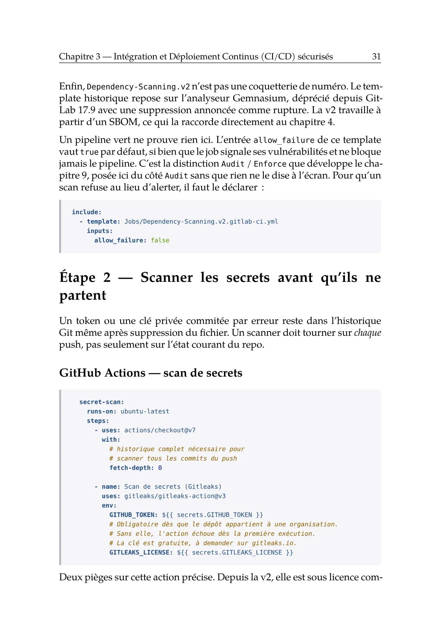 DevSecOps pour développeurs — page d'aperçu 2 sur 8