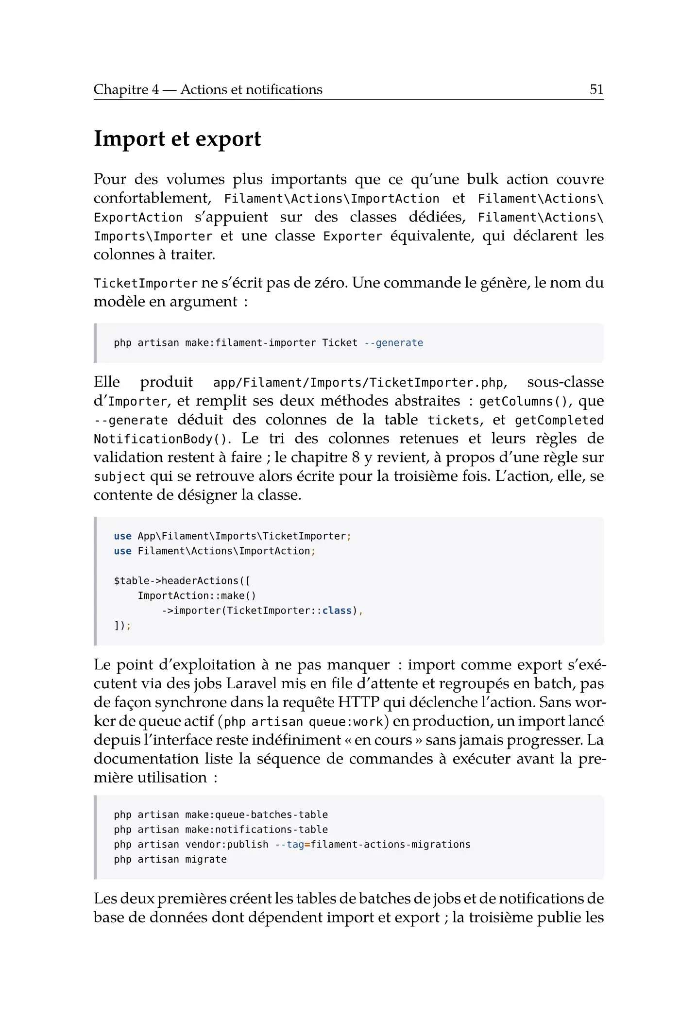Filament PHP — page d'aperçu 3 sur 8