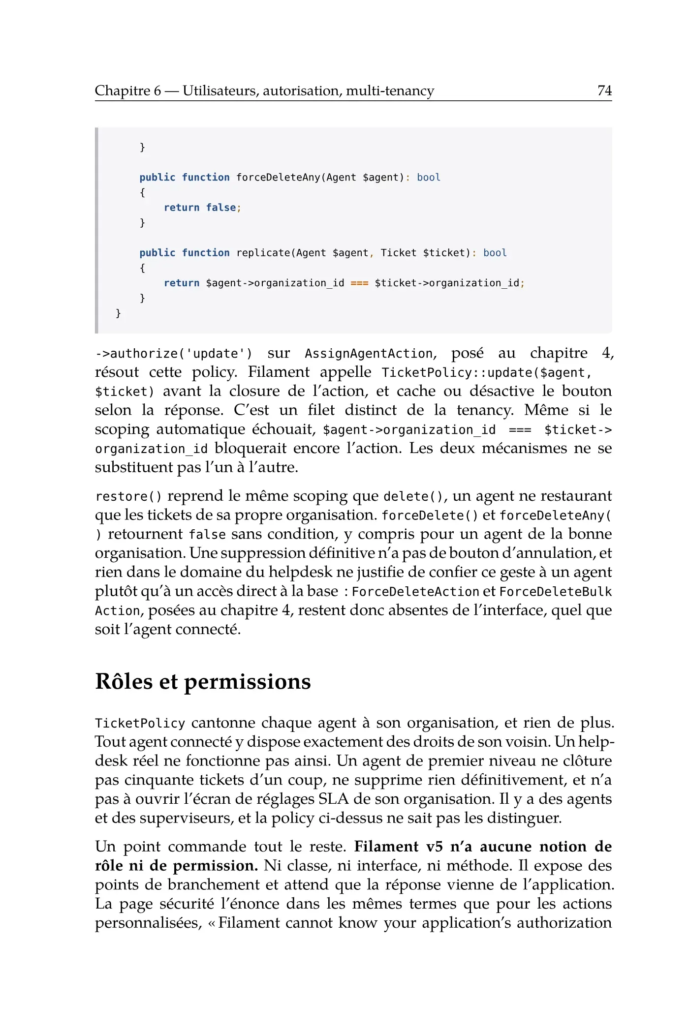 Filament PHP — page d'aperçu 4 sur 8