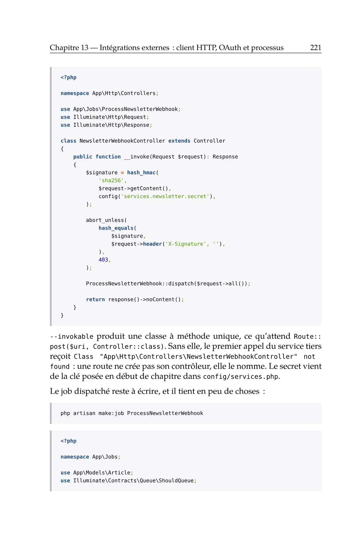 Laravel 13 : de zéro à la production — page d'aperçu 5 sur 8