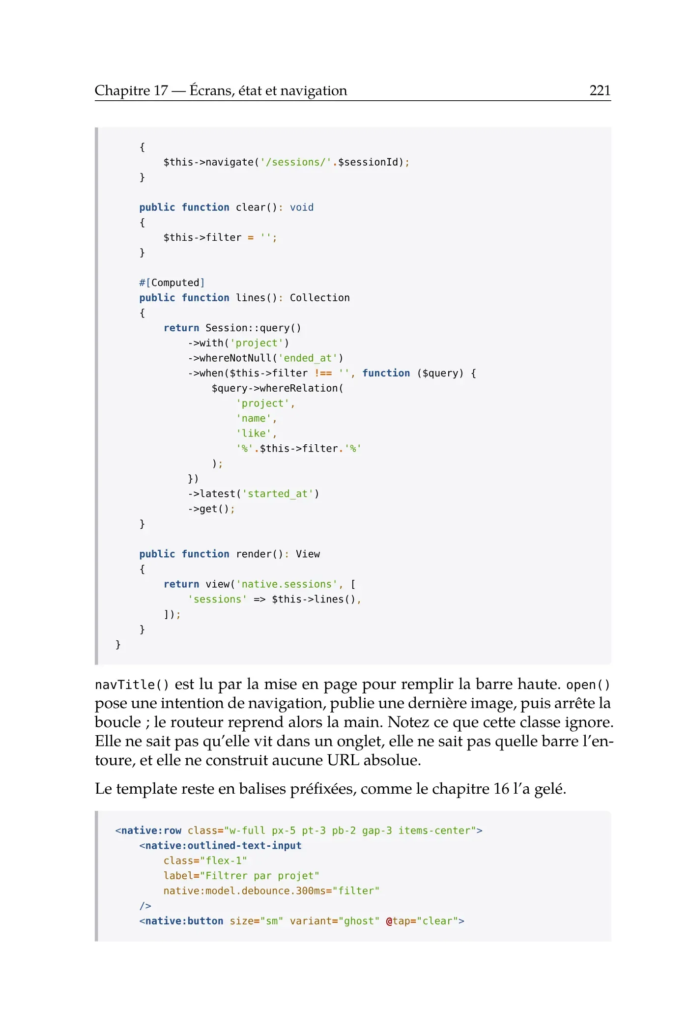 NativePHP — page d'aperçu 5 sur 8