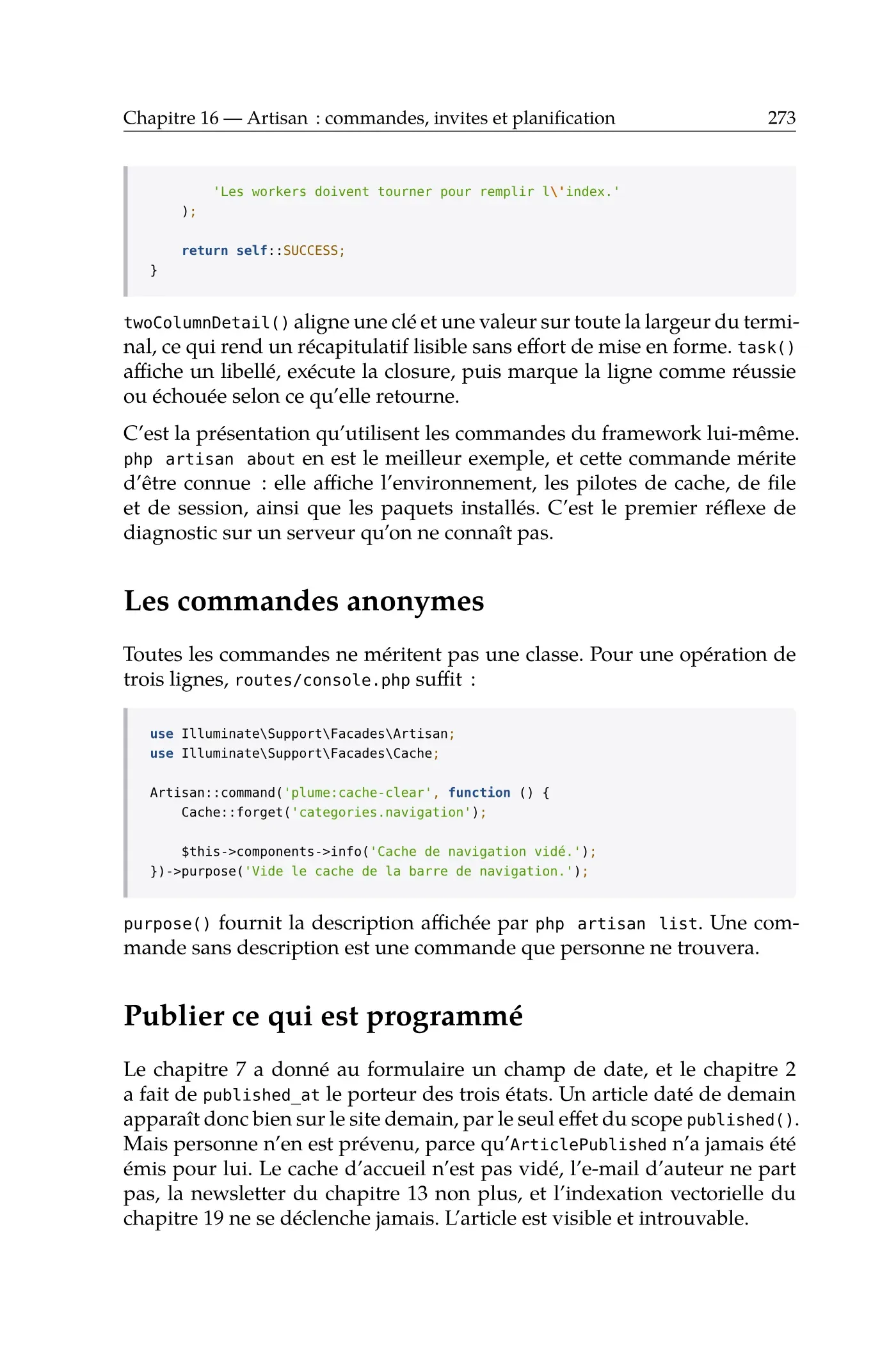 Laravel 13 : de zéro à la production — page d'aperçu 6 sur 8